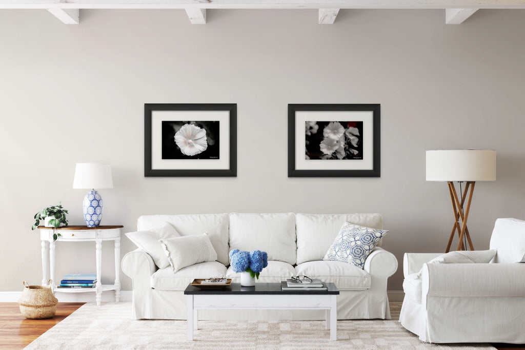 Hollyhock Monochrome Giclée Print: Elegance in Simplicity image 5