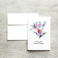 Personalized Set of  Notecards with Envelopes Featuring Lilies image 0