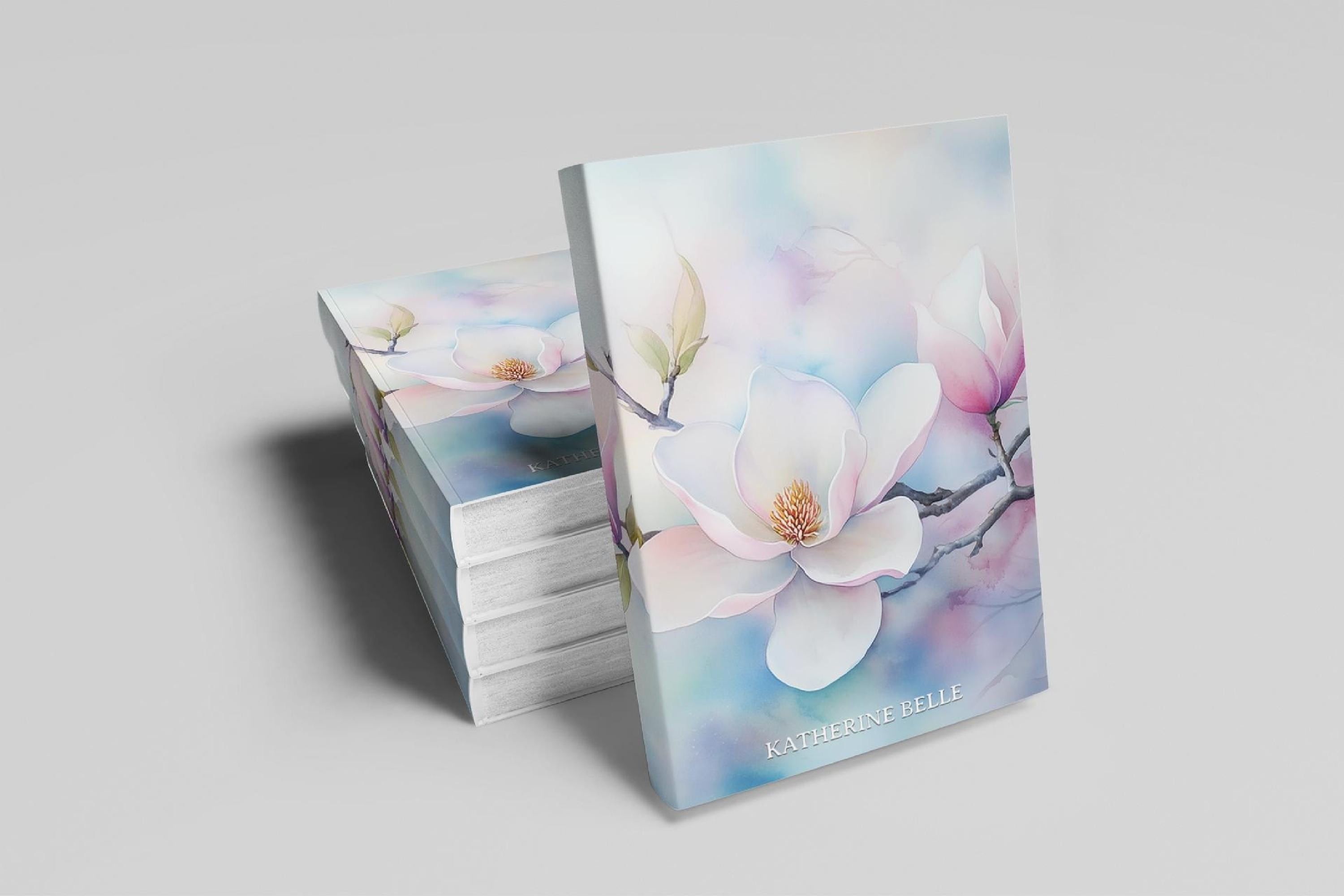 Personalized Journal Magnolias, Hardcover Journal, Softcover Journal, Custom image 5