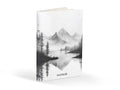 Personalized Journal Black And White Mountains, Hardcover, Softcover image 0
