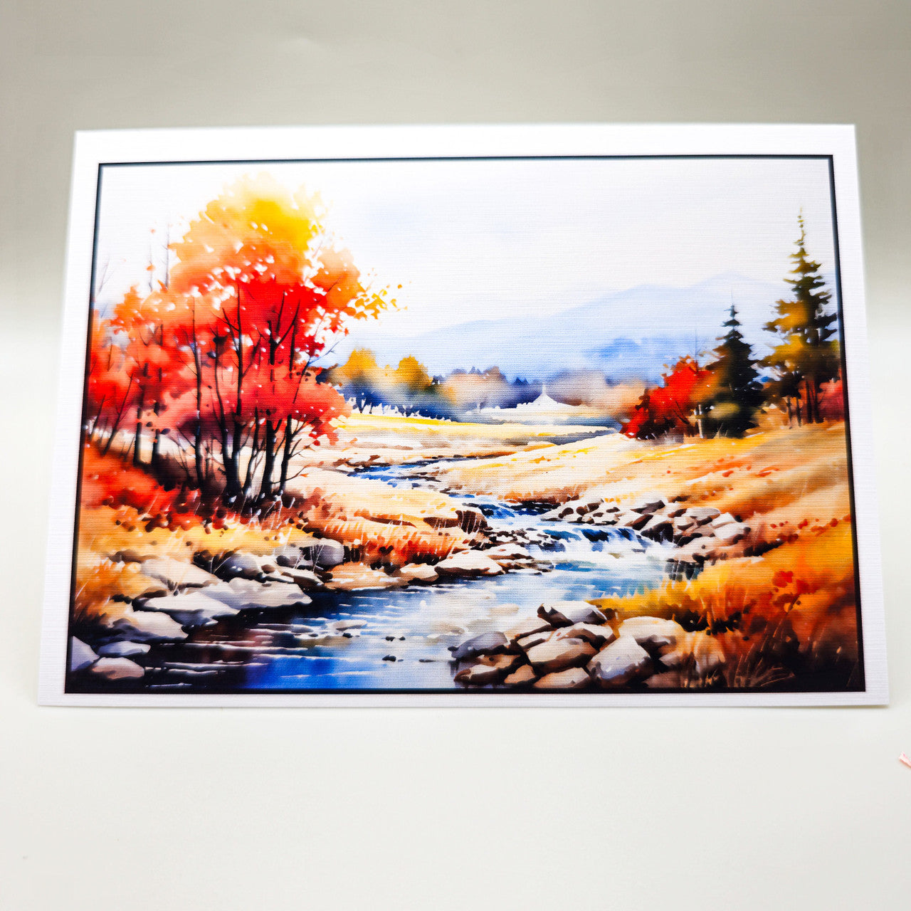 Autumn Forrest Scenes Set of Note Cards with Envelopes image 4