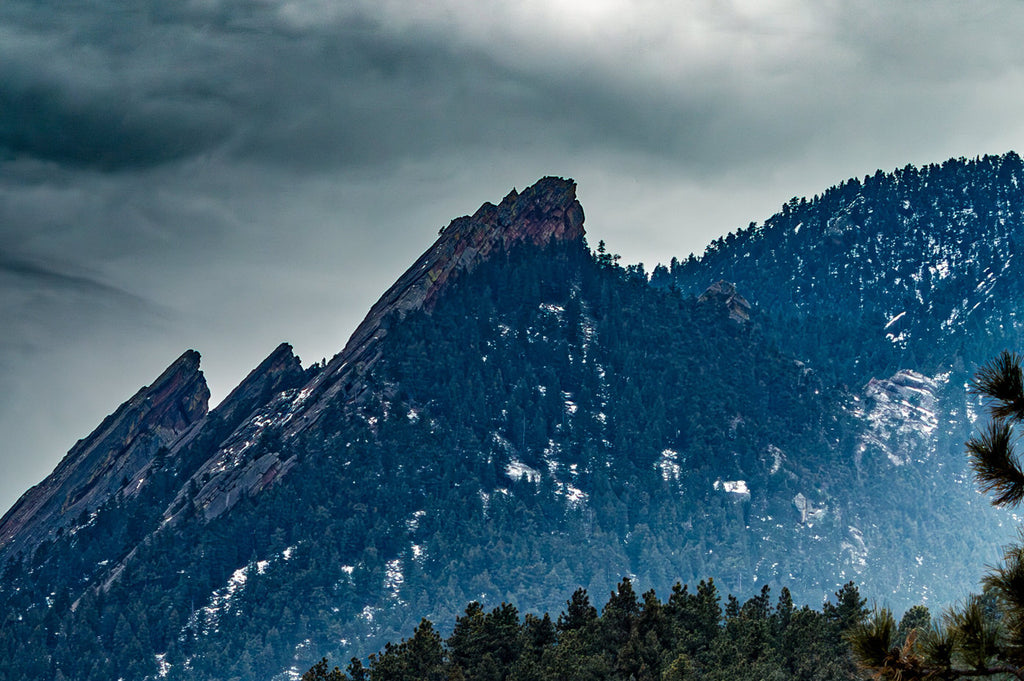 Flatiron Mountains Boulder Colorado Giclee Print image 2