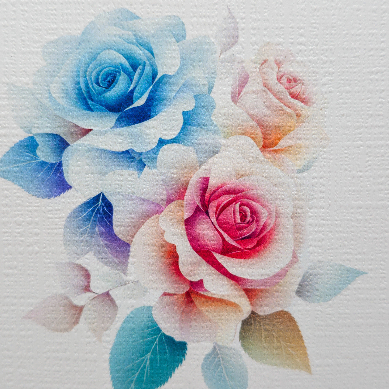 Personalized Set of  Notecards with Envelopes Featuring Roses image 5
