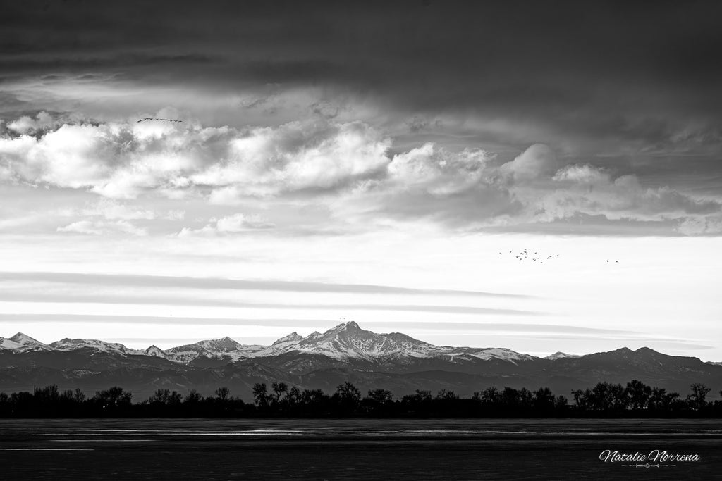 Rocky Mountains Giclée Print: A Timeless Tribute to Colorado's Majestic Peaks image 1