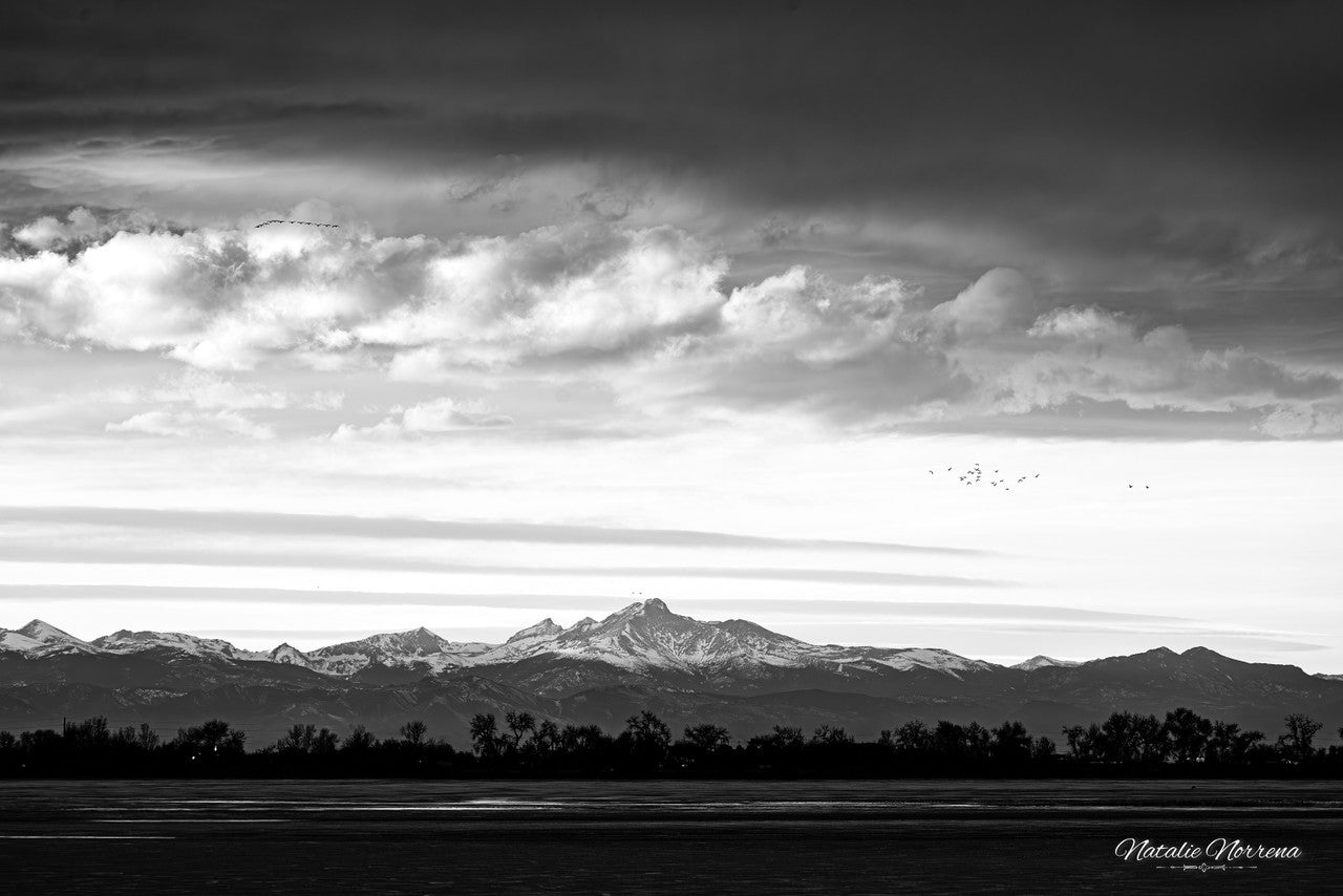 Rocky Mountains Giclée Print: A Timeless Tribute to Colorado's Majestic Peaks image 1